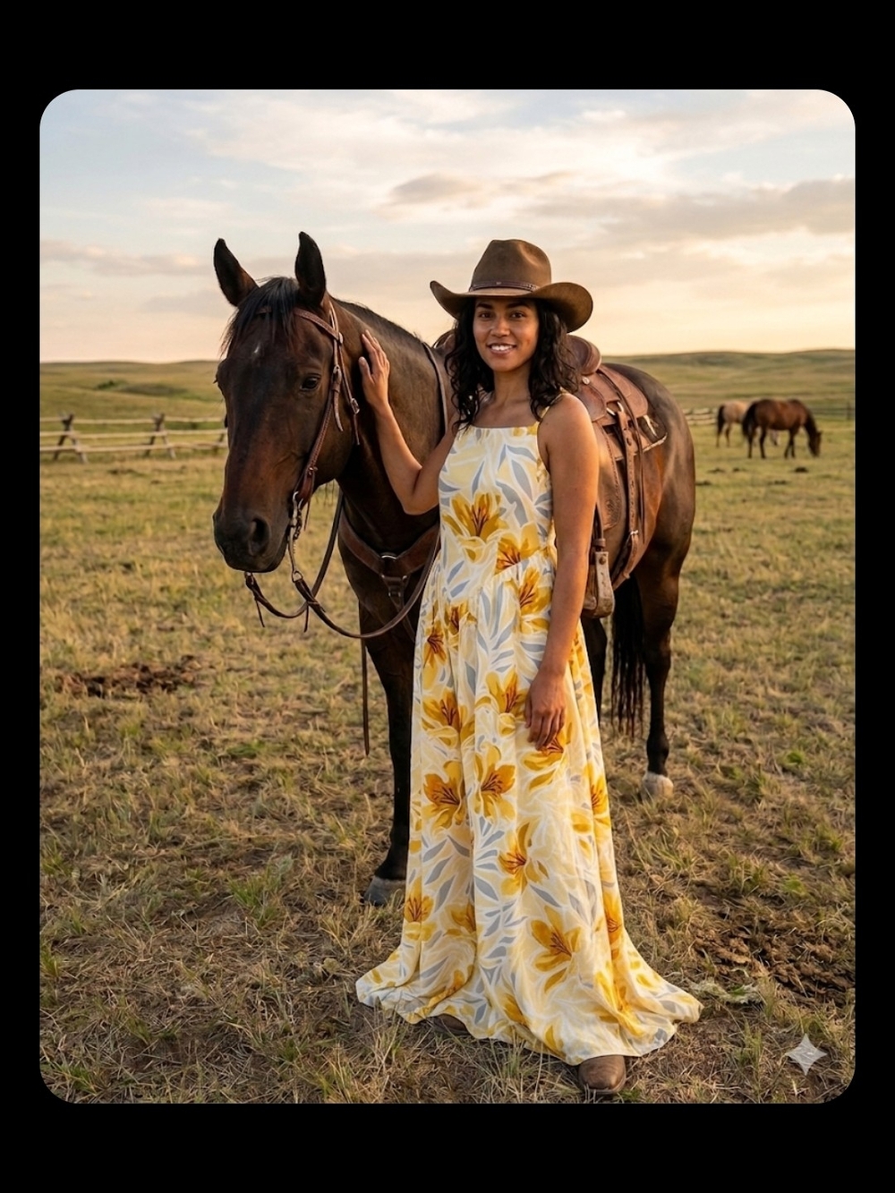 Patrons of Peace Yellow Floral Halter Maxi Dress